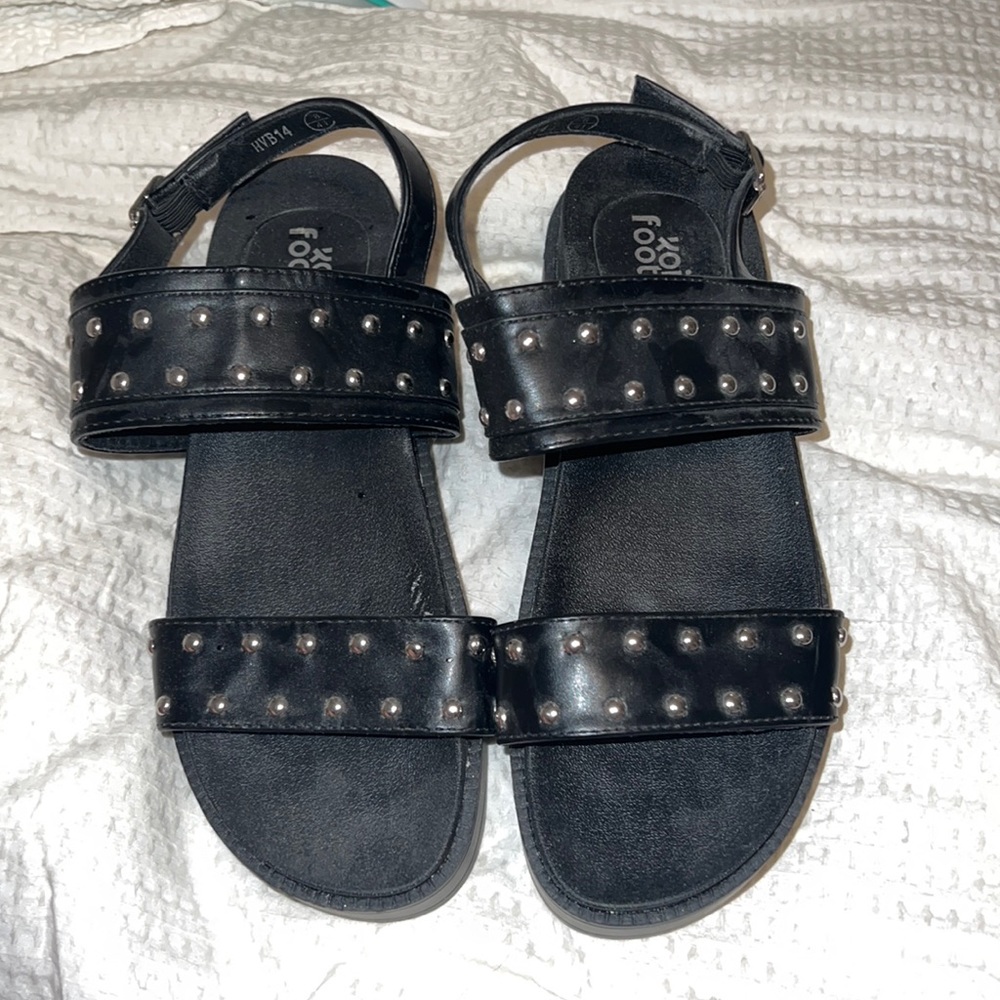 Studded platform sandal